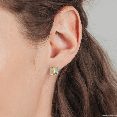 Пусеты Fiore Luna, Crystal AB, SWE0127/2 AB G Пусеты Fiore Luna, Crystal AB, SWE0127/2 AB G